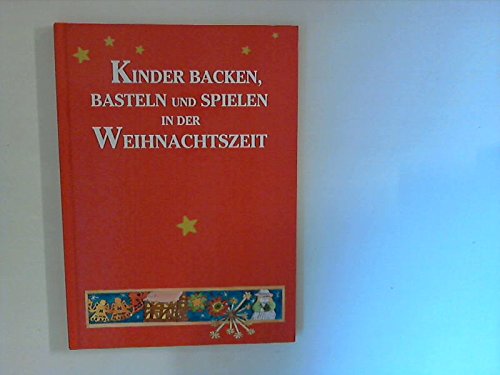 Kinder backen, basteln und spielen in der Weihnachtszeit.