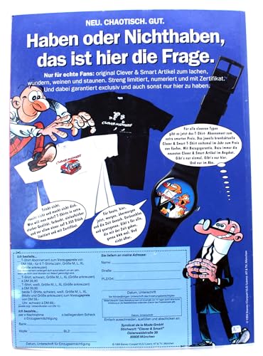 CLEVER & SMART Softcover-Kiosk-Album, 3. Auflage (Golden Gags) Nr. 35, Hokus-pokus, fidibus-Der Magier kriegt ´nen Hexenschuß !