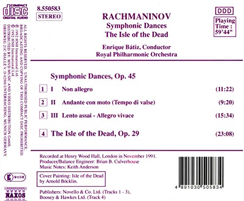 Rachmaninoff Sinfonische Tänze / Die Toteninsel