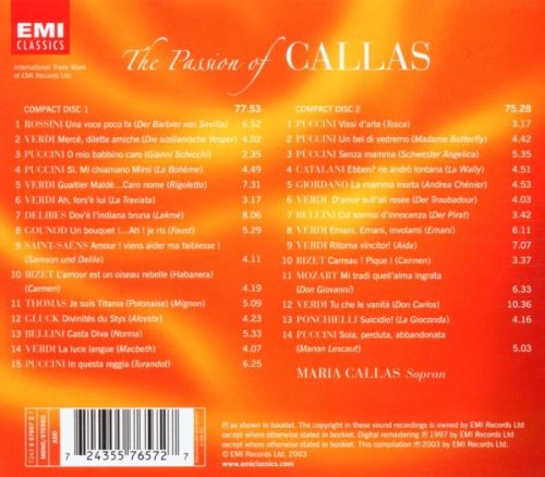 The Passion of Callas (2cd)