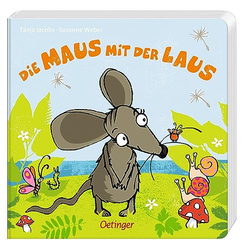 Die Maus mit der Laus (Die kleine Eule und ihre Freunde): Liebevoll gereimtes Pappbilderbuch für Kinder ab 2 Jahren