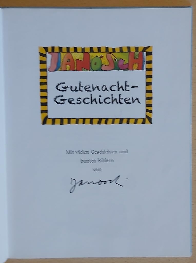 Janosch - Gutenacht-Geschichten