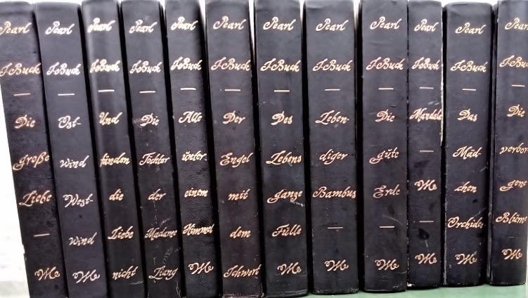 12 x Pearl S. Buck: Des Lebens ganze Fülle, der Engel mit dem Schwert, Ostwind Westwind, die große Liebe, lebendiger Bambus, die gute Erde u.a.