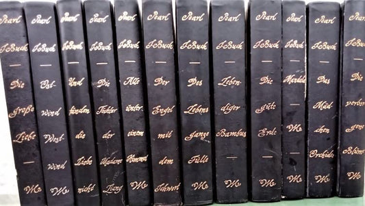 12 x Pearl S. Buck: Des Lebens ganze Fülle, der Engel mit dem Schwert, Ostwind Westwind, die große Liebe, lebendiger Bambus, die gute Erde u.a.