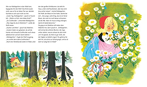 Märchen der Brüder Grimm: Retro-Märchenbuch in Originalaufmachung