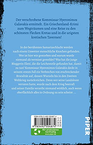 Unerbittliches Kreta (Griechenland-Krimis 1): Kommissar Galavakis ermittelt | Ein Griechenland-Krimi zum Wegträumen