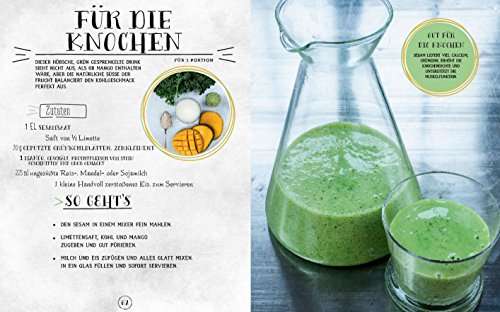 Frisch & Grün: Alles im grünen Bereich: Über 60 leckere grüne Säfte, Smoothies, Shots und mehr