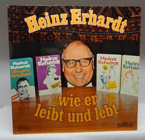 Heinz Erhardt wie er leibt und lebt / ca. 1965 / Bildhülle / Intercord # 28951-2 U / Deutsche Pressung / 12" Vinyl Langspiel Schallplatte