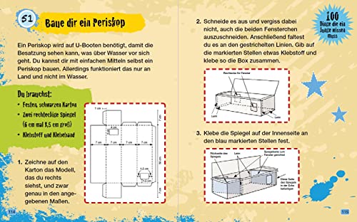 100 Dinge, die ein Junge wissen muss: Spannende Tipps, Tricks und Antworten auf Fragen für Jungen ab 8 Jahren. Kinderbuch für Jungs | Geschenkidee