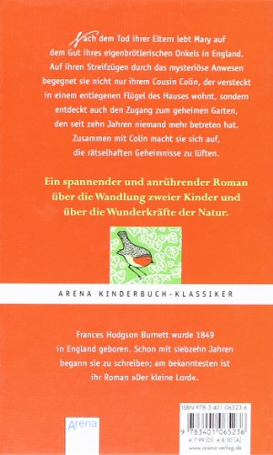 Der geheime Garten. Mit einem Vorwort von Sophie Dahl: Arena Kinderbuch-Klassiker: Mit e. Vorw. v. Sophie Dahl