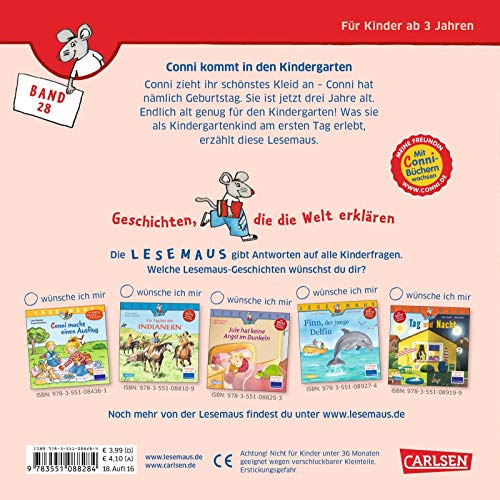 LESEMAUS 28: Conni kommt in den Kindergarten (28)
