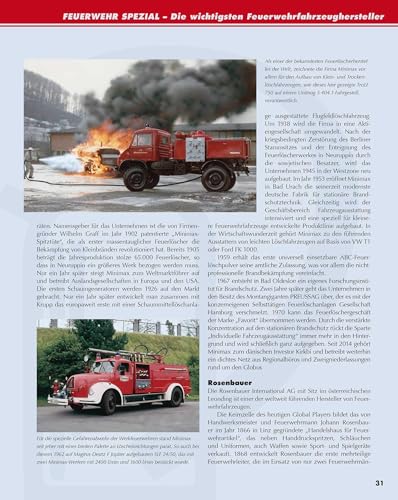 Feuerwehr: Die spektakulärsten Einsatzfahrzeuge: Die spektakulärsten Modelle