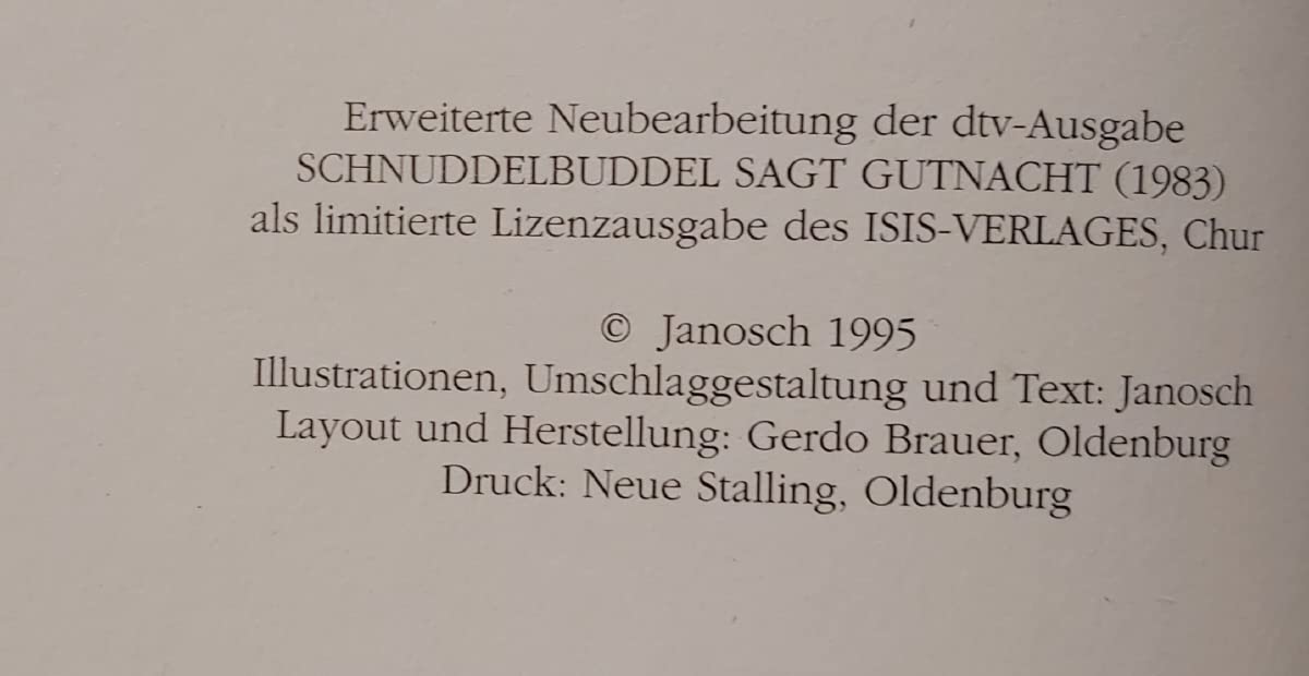 Schnuddels Gute-Nacht-Geschichte