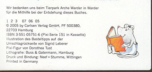 Tierkinder entdecken die Welt - Ein Pixi-Buch 1347 - Einzeltitel aus Pixi-Serie 151 (aus Kassette)