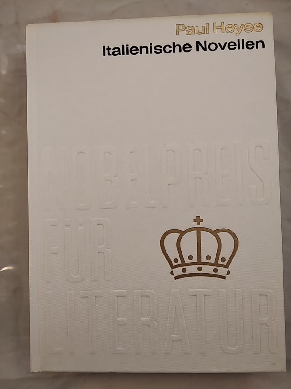 Italienische Novellen - Nobelpreis für Literatur 1910