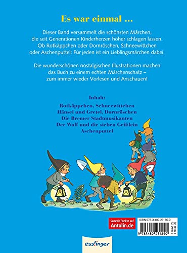 Märchen der Brüder Grimm: Retro-Märchenbuch in Originalaufmachung