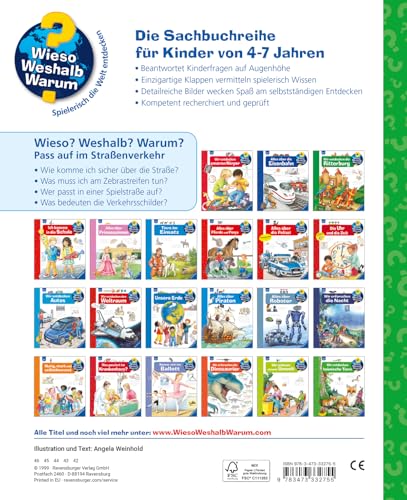 Wieso? Weshalb? Warum?, Band 5 - Pass auf im Straßenverkehr (Sachbuch ab 4 Jahre - mit Klappen): Pass Auf Im Strassenverkehr (Kernreihe, 5)