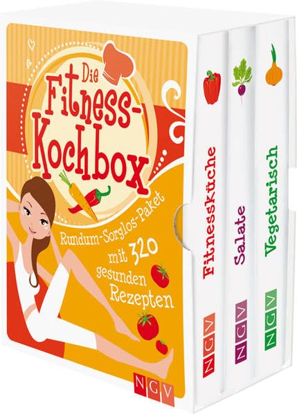 Die Fitness-Kochbox: Rundum-Sorglos-Paket mit 320 gesunden Rezepten