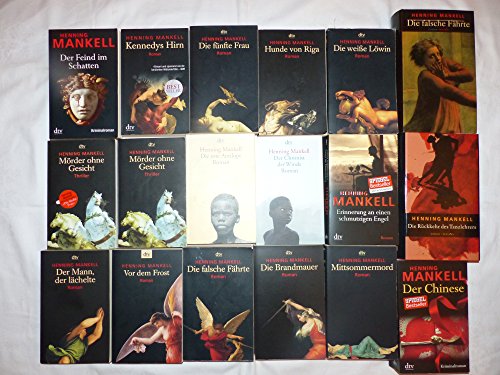 Paket Henning Mankell: Mörder ohne Gesicht. Die fünfte Frau. Hunde von Riga. Die weiße Löwin. Der Mann der lächelte. Wallanders erster Fall. Vor dem Frost. Die Brandmauer. Mittsommermord.