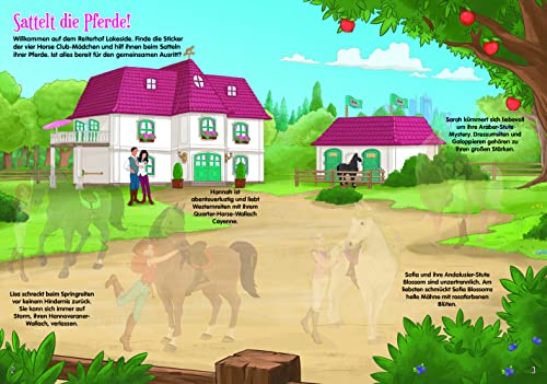 schleich® Horse Club™ - Stickerbuch für Pferdefreunde: Mit über 200 Stickern