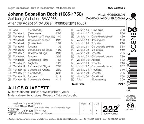 Goldberg Variationen Nach Josef Rheinberger