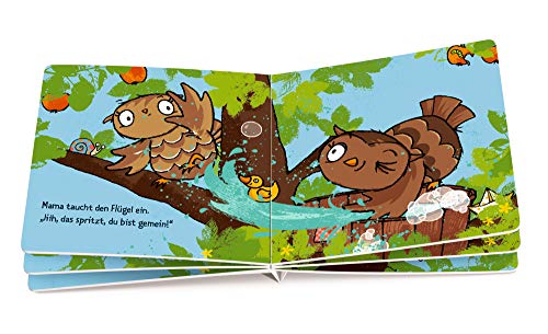 Die kleine Eule badet: Liebesvolles Pappbilderbuch - macht das Baden für jedes Kind zum Vergnügen (Die kleine Eule und ihre Freunde, Band 3)