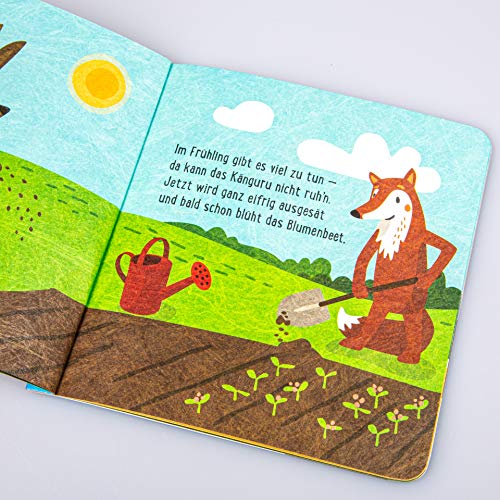 Baby Pixi (unkaputtbar) 92: Mit den Tieren durchs Jahr: Unzerstörbares Baby-Buch ab 12 Monaten über die Jahreszeiten – auch als Badebuch geeignet (92)