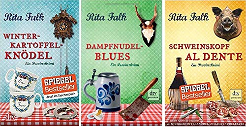 3 Krimi's von Rita Falk Band 1-3 " 1. Winterkartoffelknödel & 2. Dampfnudelblues & 3. Schweinskopf Al Dente "
