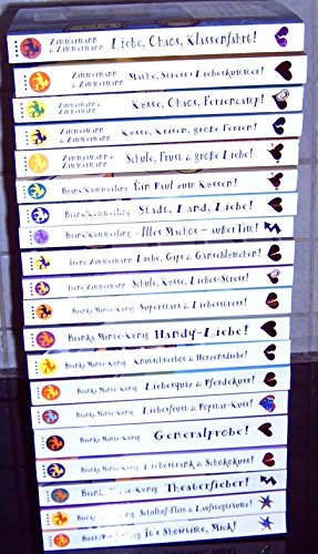 21 Taschenbücher aus der Reihe “Freche Mädchen – freche Bücher“: Liebesquiz & Pferdekuss / Handy-Liebe / Liebesfrust & Popstar-Kuss / Superstars & Liebesstress / Generalprobe / Theaterfieber / Knutschverbot & Herzensdiebe ...
