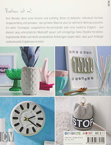 Wohnaccessoires aus Beton selber machen