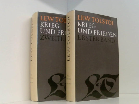Lew Tolstoi: Krieg und Frieden [ In zwei Bänden ] [hardcover]