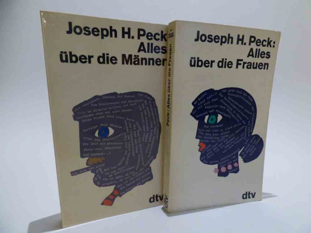 2 Bücher von Joseph Peck : Alles über die Frauen + Alles über die Männer