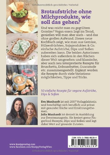 Vegane Aufstriche, Dips und Soßen