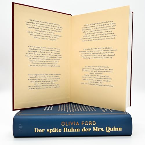 Der späte Ruhm der Mrs. Quinn: Roman | Ein bewegender Roman über eine lebenslange Liebe, das Älterwerden und den Mut, etwas Neues zu wagen