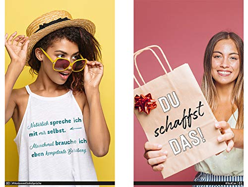 #VerdammtGeileSprüche MOTIVATION. Einfach mal machen, könnte ja gut werden...: 101 genial gestaltete Sprüche. Mach deine Message zum DIY-Projekt