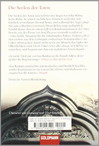 Die Seelen der Toten: der 10. Fall für Inspector Rebus (DIE INSPEKTOR REBUS-ROMANE, Band 10)
