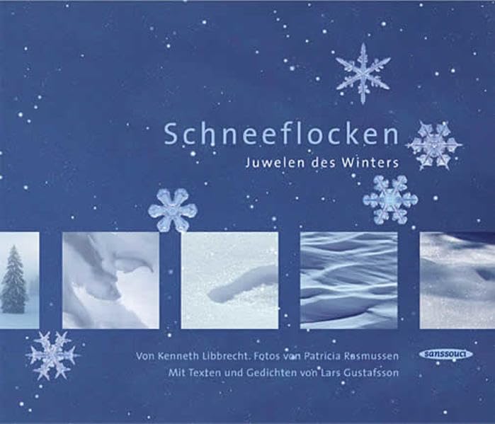 Schneeflocken. Juwelen des Winters.