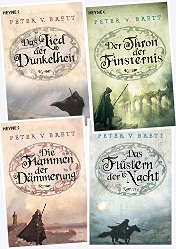 Demon Zyklus 4 Bände: Das Lied der Dunkelheit, Das Flüstern der Nacht, Die Flammen der Dämmerung, Der Thron der Finsternis