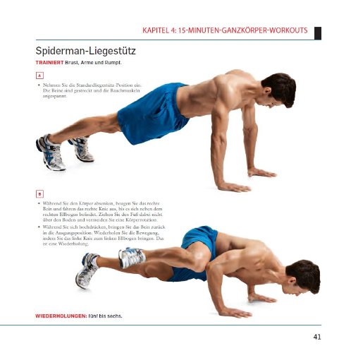 Das Men's Health 15-Minuten-Workout-Buch: Über 70 Workouts für definierte Muskeln, einen schlanken Körper und einen starken Body