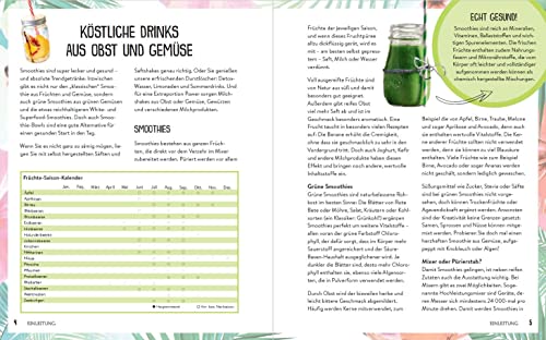 365 Smoothies, Powerdrinks & Co.: Smoothies, Shakes, Säfte, Limonaden, frische Detox-Wässer und bunte Smoothie Bowls (365 Rezepte)