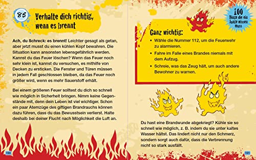 100 Dinge, die ein Junge wissen muss: Spannende Tipps, Tricks und Antworten auf Fragen für Jungen ab 8 Jahren. Kinderbuch für Jungs | Geschenkidee