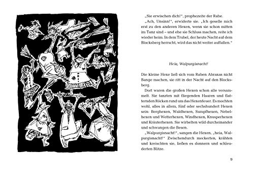 Die kleine Hexe: Die kleine Hexe: Kinderbuch-Klassiker ab 6, gebundene Ausgabe schwarz-weiß illustriert