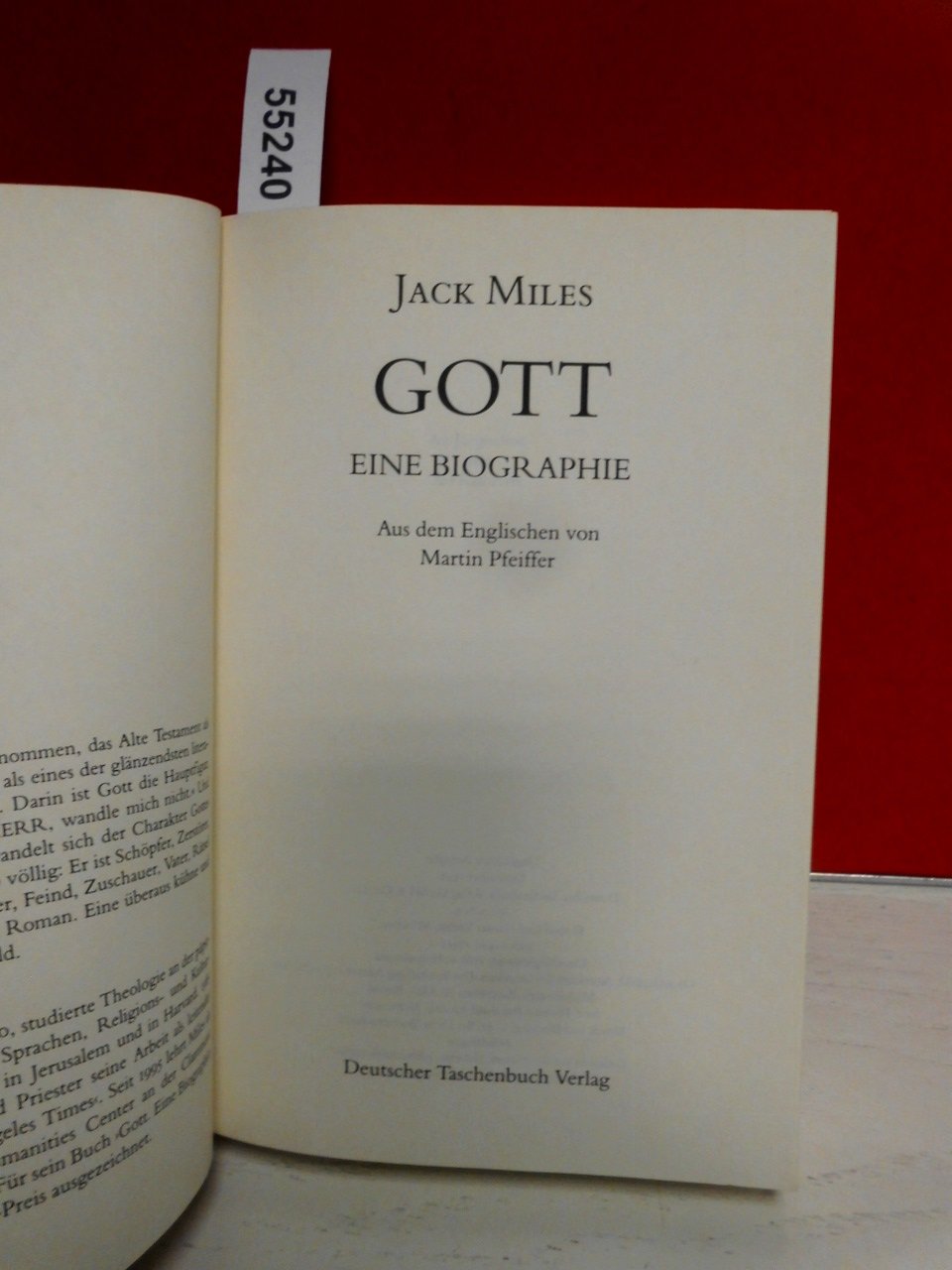 Gott: Eine Biographie