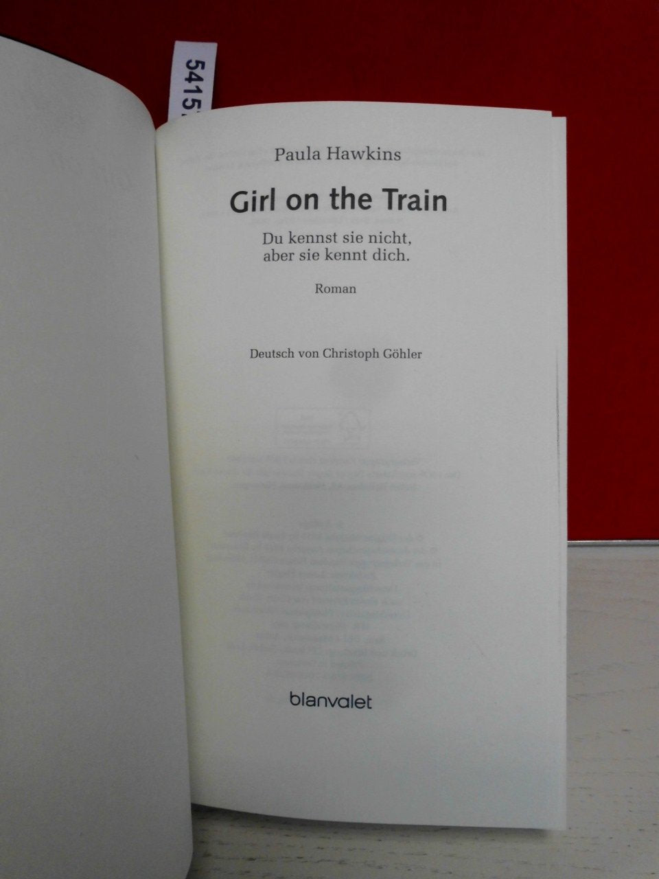 Girl on the Train - Du kennst sie nicht, aber sie kennt dich.: Roman
