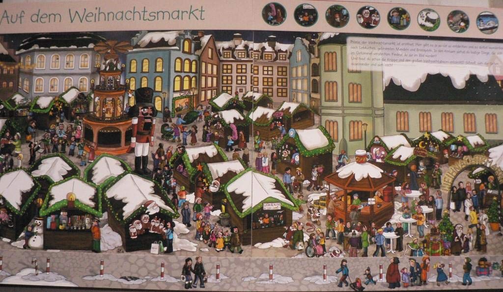 Mein großes Wimmelbuch: Durch den Advent