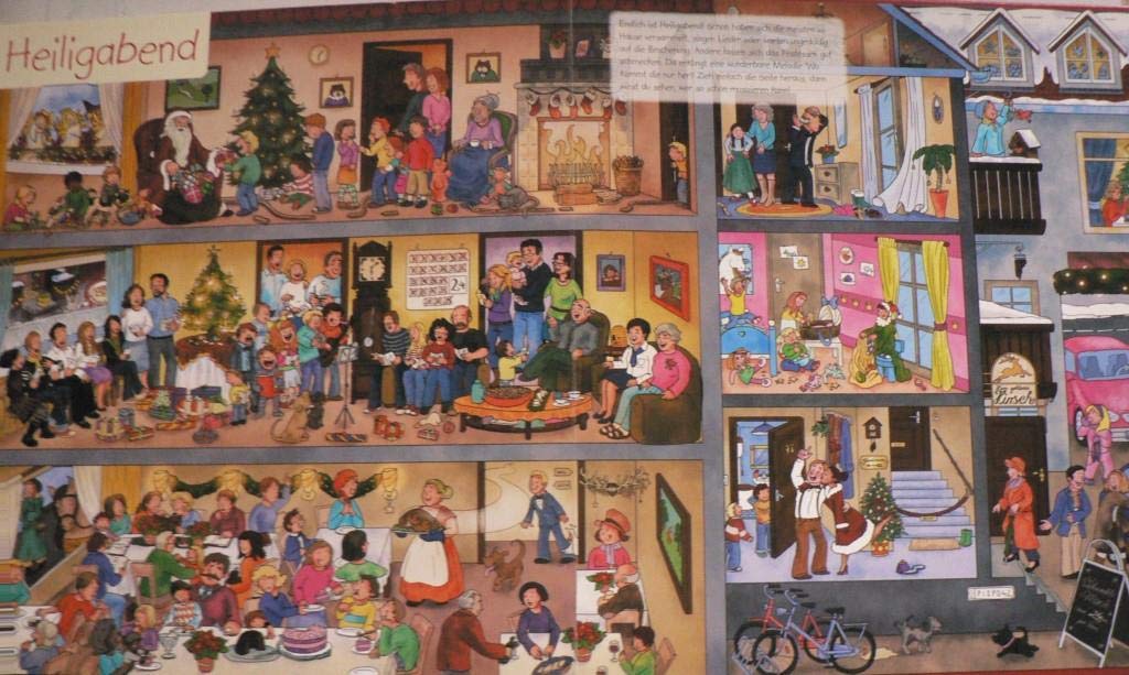 Mein großes Wimmelbuch: Durch den Advent