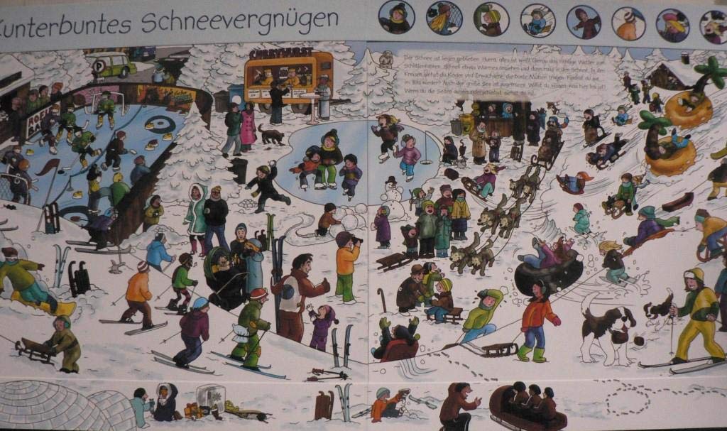 Mein großes Wimmelbuch: Durch den Advent