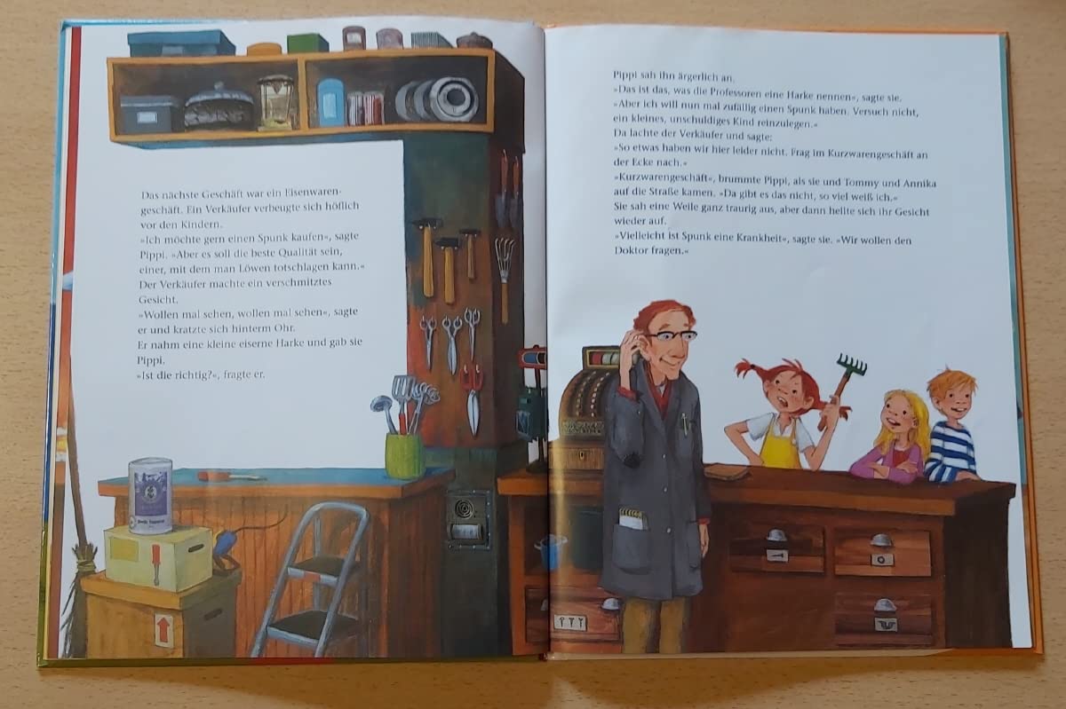 Pippi findet einen Spunk