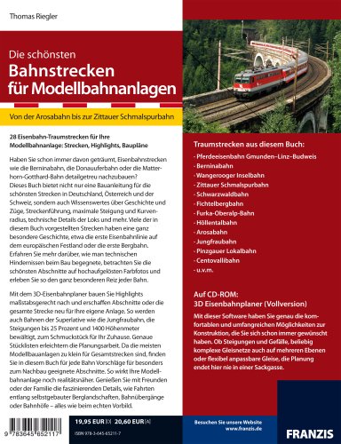 Die schönsten Bahnstrecken für Modellbahnanlagen: Von der Arosabahn bis zur Zittauer Schmalspurbahn