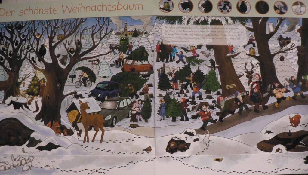 Mein großes Wimmelbuch: Durch den Advent